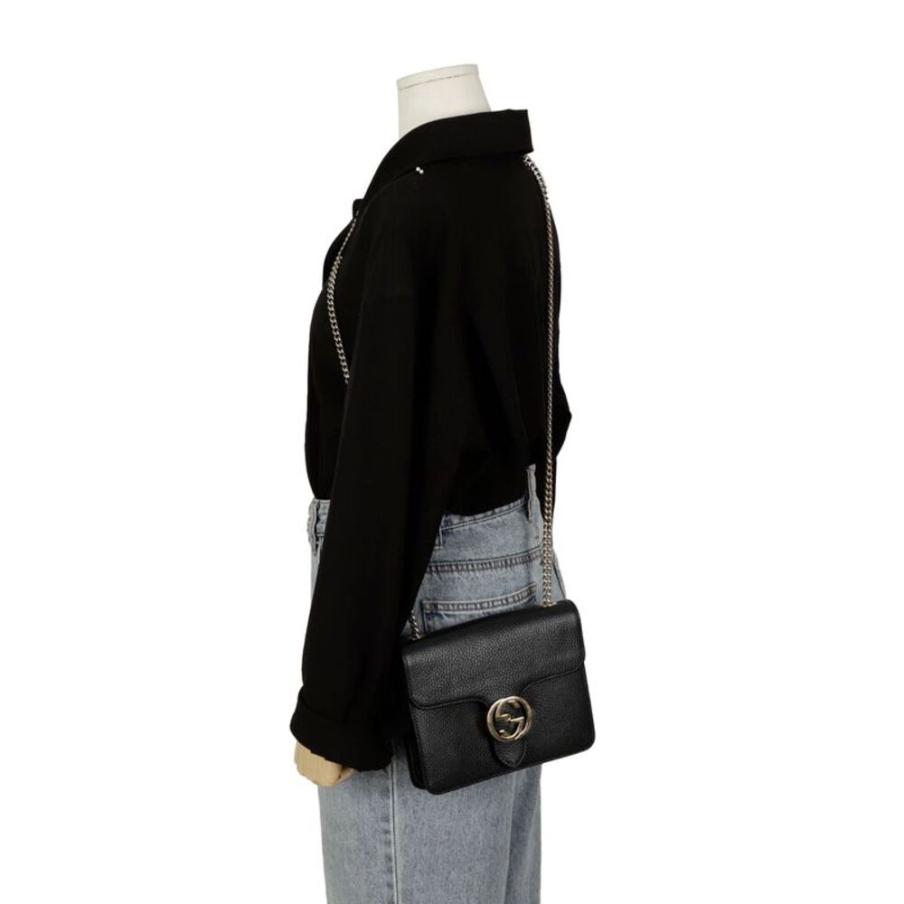 Interlocking Small Chain Shoulder Crossbody Bag - image 2